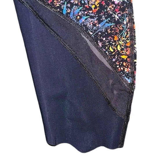 Lululemon Wunder Under Crop II Special Edition Scallop 24" Flowerescent Multi 10 - Picture 7 of 11
